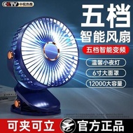 table fan camping fan portable standing fan Clip-on Electric Fan Mini Portable Household USB Student Dormitory Desktop Small Bedside Ultra-quiet Fan