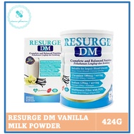 RESURGE DM VANILLA MILK POWDER BOX (424G) LACTOSE-FREE, GLUTEN-FREE, SUGAR-FREE