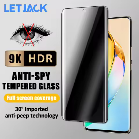 3D Curved Privacy Screen Protector For Honor X50 X40 X9A Magic 3 4 5 Lite Anti-Spy Glass Honor 90 80