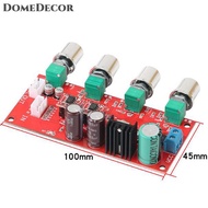 DomeDecor AD828 HIFI Stereo Preamp amplifier board volume Tone Control Pre-amp Board