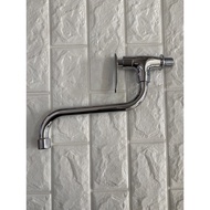 Special tap Sembayang wall bib tap brass chrome long tap
