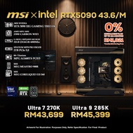 # DOTATECH MSIxiNTEL/RTX5090 43.6/M PC Gaming Package / 32GB DDR5 / 2TB SSD / CPU OPTION (S) + RTX 5