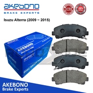 Akebono Front Brake Pads for Isuzu Alterra (2009 - 2015)