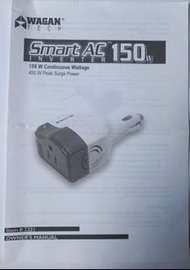 WAGAN USA Car Cigarette Lighter Smart AC 150 Power Inverter Electronics Charger 電源逆變器電子設備充電器