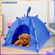 ★ Charminghomes ★ Waterproof Oxford Pet Tent House Dog Cat Playing Bed Mat Portable Folding Kennel Bed for Small Medium Dogs Outdoor Supplies