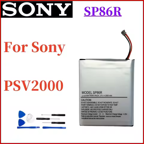 Original SP86R 2500mAh Battery For Sony PSV2000 PS Vita2000 V 2xxx 2000 Pch-2007 +free tools