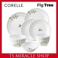 CORELLE KOREA Fig Tree 10p Korean Type Tableware Set for 2 Persons Round Plate / Dinnerware / Rice bowl,Soup Bowl