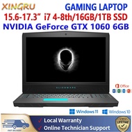 15.6”-17.3” Gaming Laptop Core i7 4-8th with GPU NVIDIA GeForce GTX1060 1050ti HP/DELL/ALIENWARE 17 