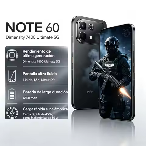 Infinix Note 60 Ai 5G Dual SIM Smartphone, 6.78-inch AMOLED 1.5K 144Hz Display, 8GB RAM + 8GB Extend