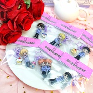 Ouran High School Host Club Glitter Glossy Keychain by dollyink
