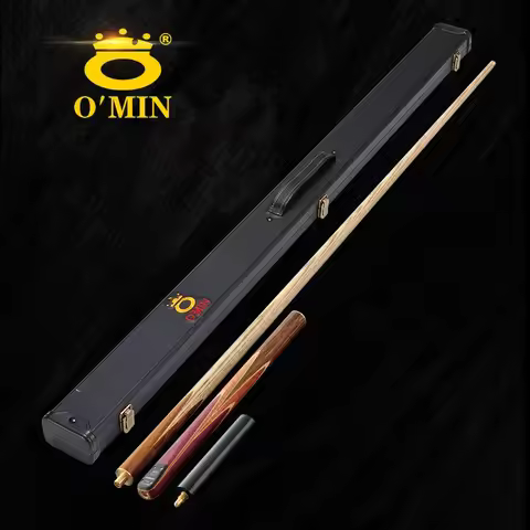 2022 New OMIN Snooker Cue 3/4 Jointed Snooker Cue Stick 9.5mm/10mm Tips with Snooker Cue Case Set 84