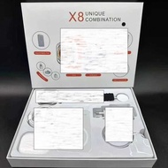 X8 X8 Set Smart Wearable Watch Heart Rate Pedometer Call Health Bluetooth Reminder Sports Headset Po