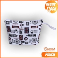 CANVAS POUCH | KA LONDON BASE 20X14X6