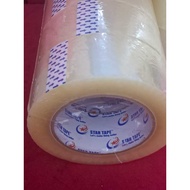 ATMS-200 YARD 1 SLOP (6 PCS) CLEAR TAPE 200 YARD. STAR TAPE BRAND.
