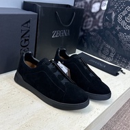 Zegna Men's Simple Classic Low-Top Sports Casual Shoes