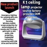 New product launch K1 ceiling lamp projector source Wireless mobile screen projection for online pla