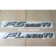 FG235TI hino 500 sticker/ 500 FL260TI sticker hino/ FL 260 TI FG 235TI /hino