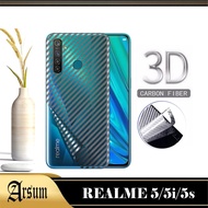 Garskin Skin Carbon REALME 5, 5i, 5s Skin Carbon Back Protector