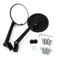Motorcycle Round Back View Mirror Electric Bicycle Rearview Mirrors Moped Side Mirror 8mm 10mm