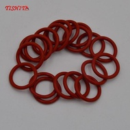 [Bilibili1] 20 Pack Orange Silicone Tube Damper Silicone Rings For 12AX7 12AU7 12BH7
