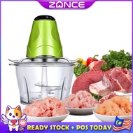 READY STOCK🔥ZANCE Animora Automatic Electric Meat Grinder Mincer Green Chopper Slicer Vegetables Fru
