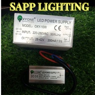 READY STOCK OXY ONE LED POWER SUPPLY 10WATT 28-42V