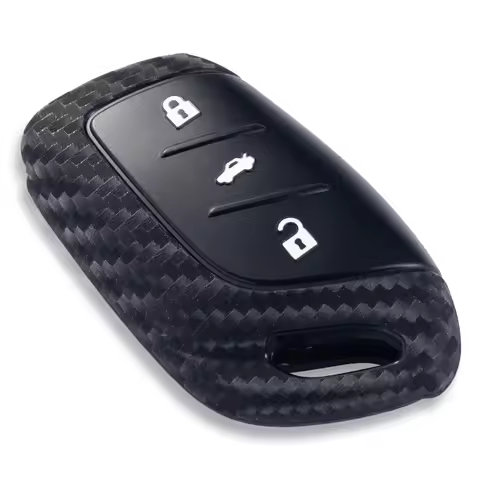 Carbon Fiber Style For MG 4 2023 Mg4 Ev MG HS GT ZS EV ZX MG5 MG6 Silicone Fob Key Cover Case for Ro