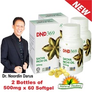 【OFFICIAL】DR NOORDIN DARUS DND DND369 RX369 Sacha Inchi Oil Softgel Original Organic Minyak Sacha Inchi Dr Nordin Omega