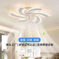 Lamps Frequency Conversion Cross-Border Fan Modern Fan Ceiling Luxury Lamp Cross-Border Ceiling Fan 