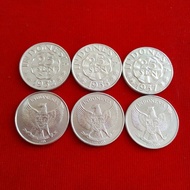koin 25 sen - tahun 1952-1955-1957 random menyesuaikan stok yang ada