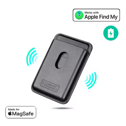 magsafe wallet find my built-in find my location wallet tracker tag for iPhone 12/13/14/15/16/17 wit