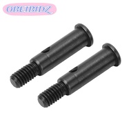 OBEIBIDZ 2Pcs/Set RC Front Wheel Axle, High Strength 23mm RC Car Wheel Shaft, RC Upgrades Parts Blac