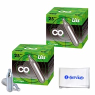Liss 12 Gram CO2 Cartridges for use with Air Guns, BB Guns, Airsoft Pistols, Paintball Gun Accessori