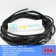 AWG 12 Cable Silicone AWG12 Cable Silicone Wire Black Black RC Plane