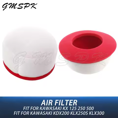 Motorcycle Air Filter Cleaner Fit for Kawasaki KX125 KX250 KX500 KDX200 KDX220 KLX250S KLX250SF KLX3