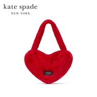 Kate Spade New York กระเป๋าโท้ท/กระเป๋าทรงสี่เหลี่ยมรุ่น Luver Faux Fur Heart Tote KJ903 600 สี Cher