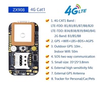 Mini 4G GPS Tracker ZX908 CAT1 PCBA Chip Board For Vehicle Car Person Tracking System Wireless WIFI 