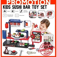 ~Dari KL~ 66PCS Simulasi Makanan kanak Simulation Food Toy Mini Food Sushi Bar Kitchen Playset Kids 