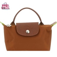 (CHAT BEFORE PURCHASE)NEW AUTHENTIC INSTOCK LONGCHAMP LE PLIAGE POCHETTE POUCHES &amp; COSMETIC BAGS 34175 919 504 BROWN