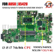 Papan Utama Laptop X542U untuk ASUS X542UV X542UR X542UN X542UQ X542UF Papan Utama Notebook I3 I5 I7