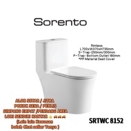 SORENTO💥KEDAH/PERLIS AREA ONLY💥WC TOILET BOWL SRTWC8152 S-Trap250mm/300mm /P-TRAP