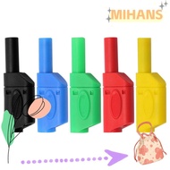 MIH Banana Plug, 4MM Stackable Banana Plug Connector, Adapter Black Red Banana Plug Wire Solder Elec