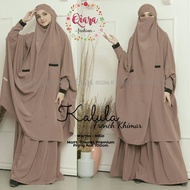 kalulaa french khimar kalula syari cadar simple setelan muslim simple