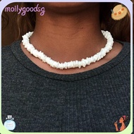 MOILYGOODSG Shell Necklace, Irregular Shape Shell Hawaii Style Necklace, Simplicity Charm Necklace