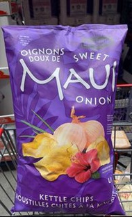 Delicious snacks sweet MAUI onion kettle chips 超好味洋蔥脆片680g