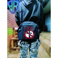 Punk band sling bag, sling bag, shoulder bag, music band bag, custom band bag, men's bag, traveling 