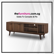 Multifunctional TV Console Shelf Cabinet 6ft (Edda)