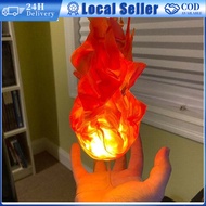Floating Fire Flame Burning Ball Hand-held Flame Ball Fire-Flames Lamp Halloween Floating Fire Fake 