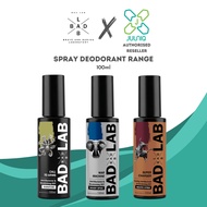 BAD LAB [CALL TO ARMS/WAR MACHINE/SUPERCHARGER] Spray Type Deodorant RANGE 100ml