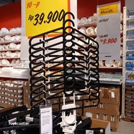 GANTUNGAN 10pc black UV-resistant clothes hangers